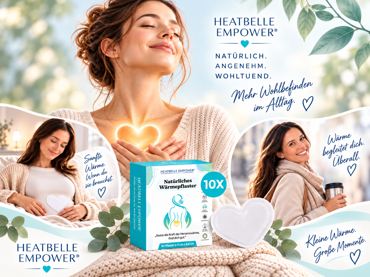 HEATBELLE EMPOWER® kleine Auszeiten und Wärmemomente im Alltag
